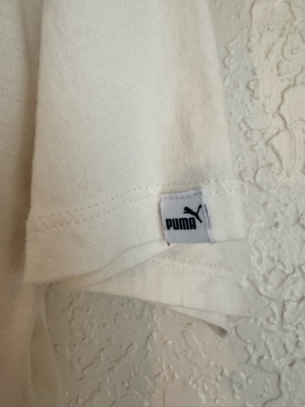 Puma Cropped Graphic Sunflower Pocket Tee – Size Large - Picture 3 of 6